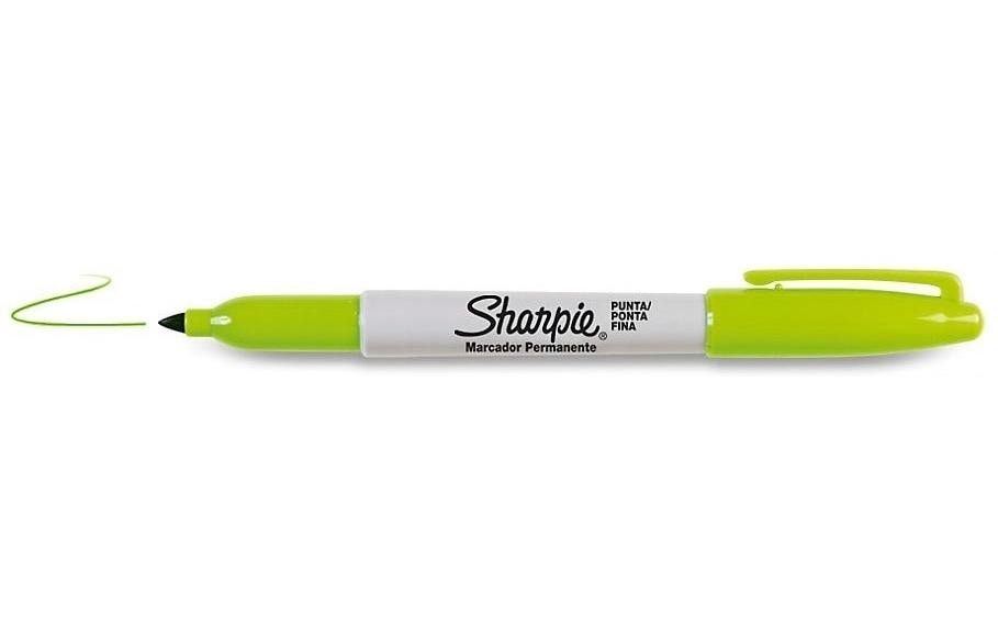 Sharpie Marqueur permanent Citron vert, 12 pièces