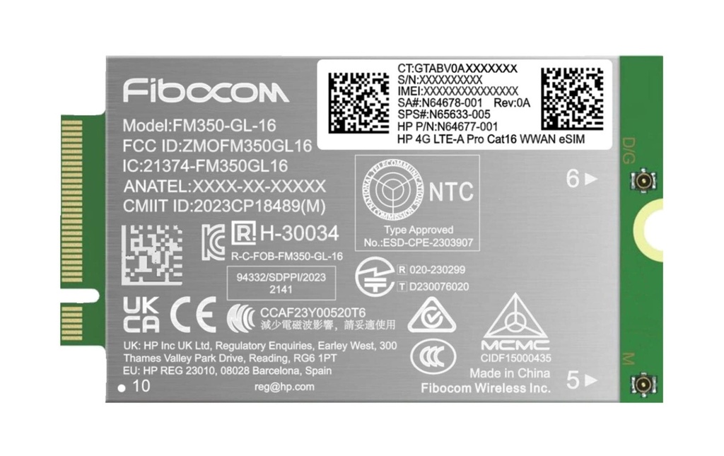 HP Module 4G LTE-A Pro Cat16 WWAN
