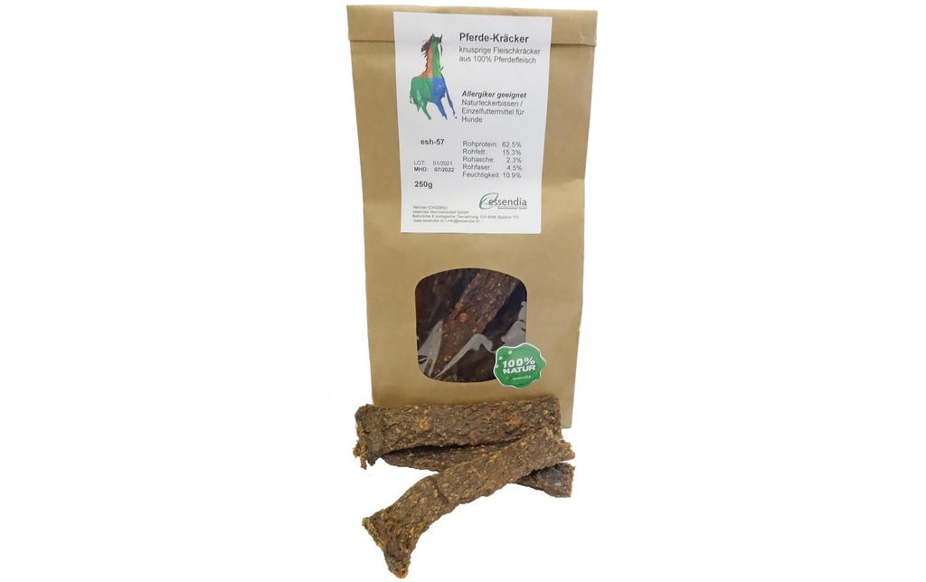 essendia Produit à mâcher  Des crackers pour chevaux, 250 g