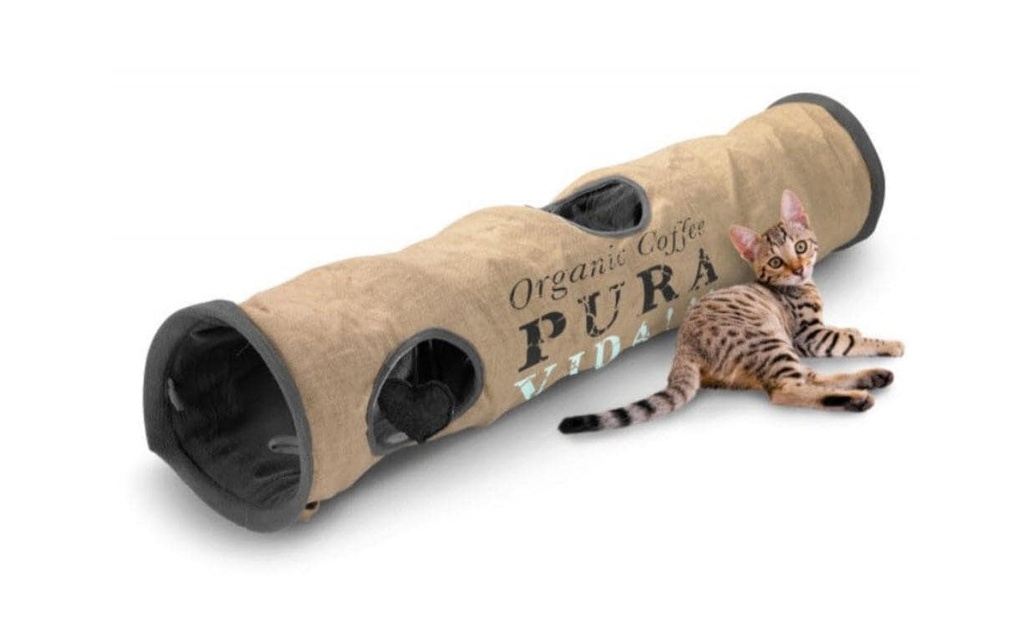 Ebi Tunnel de Jeux pour chat D&D Pure Vida 120 cm