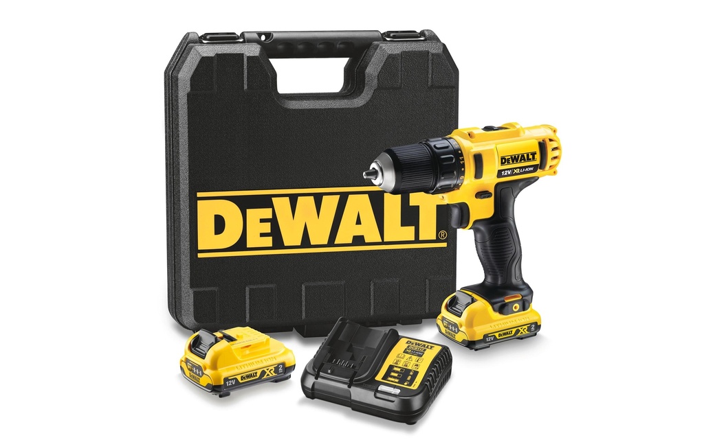 DEWALT Perceuse-visseuse sans fil 10.8 V DCD710D2 2 batteries de 2 Ah