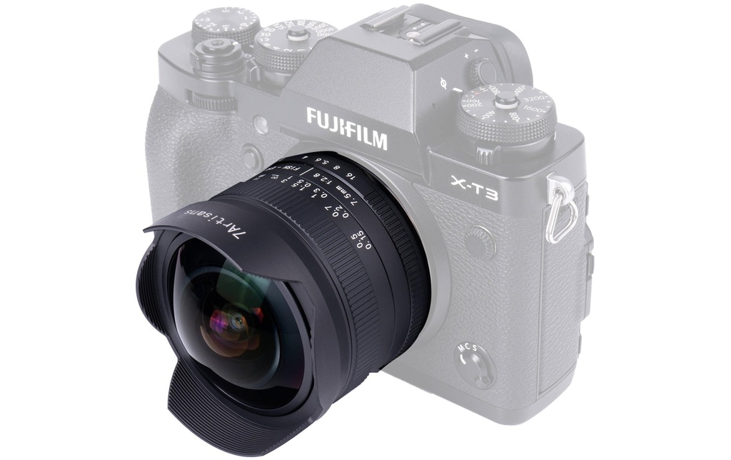 7Artisans Longueur focale fixe 7.5mm F/2.8 Fisheye Mark II X-Mount