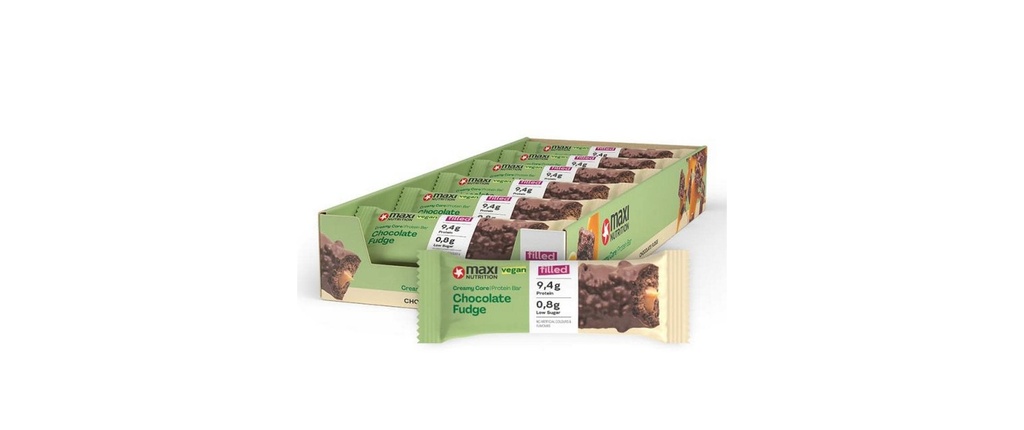 Maxi Nutrition Barre Creamy Core Chocolat Fudge, Vegan