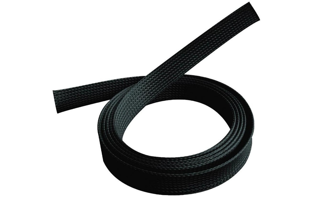 PureMounts Gaine de câble PM-ZCCS-SOCKS-20B 1.8 m x 20 mm Noir