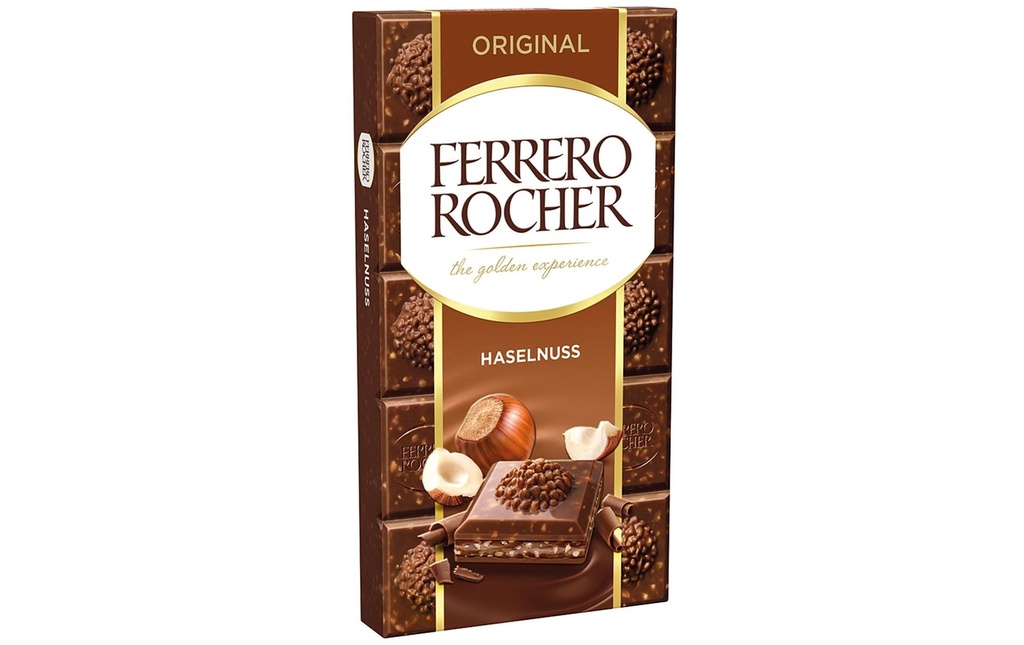 Ferrero Int. Tablette de chocolat Noisette originale 90 g