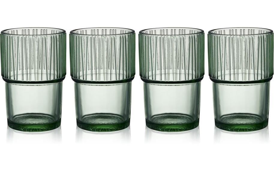 Bitz Verre à latte macchiato Kusintha 380 ml, 4 Pièce/s, Vert