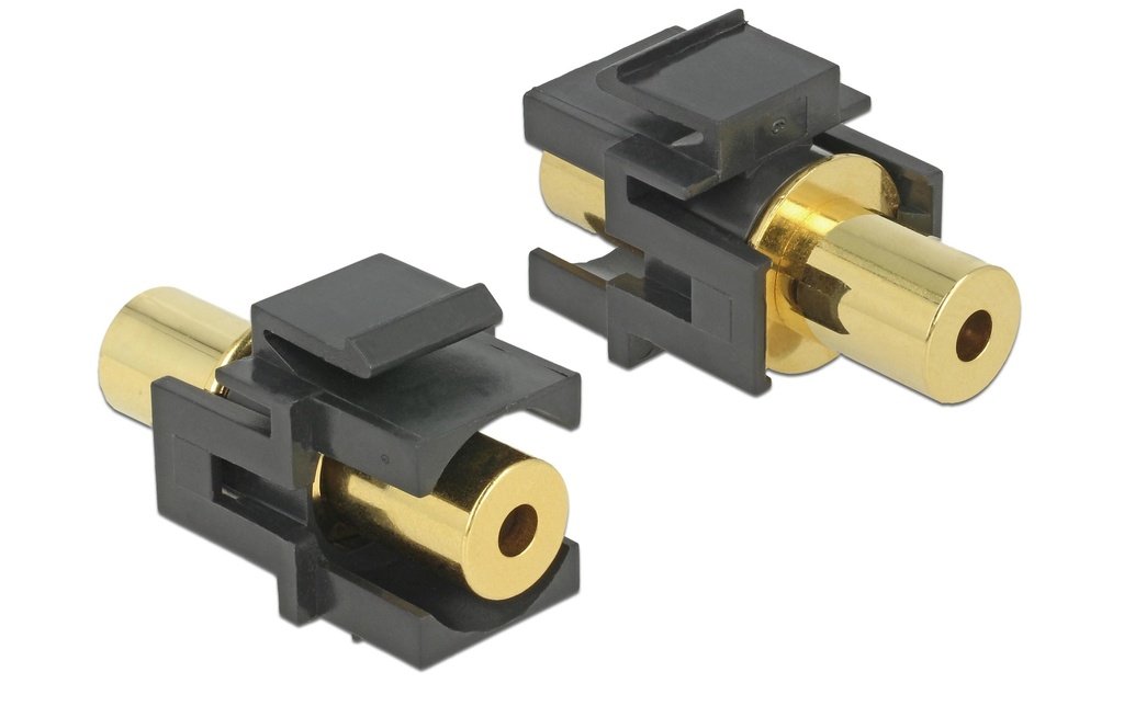 Delock Module Keystone 4Pin jack 3,5 mm, noir