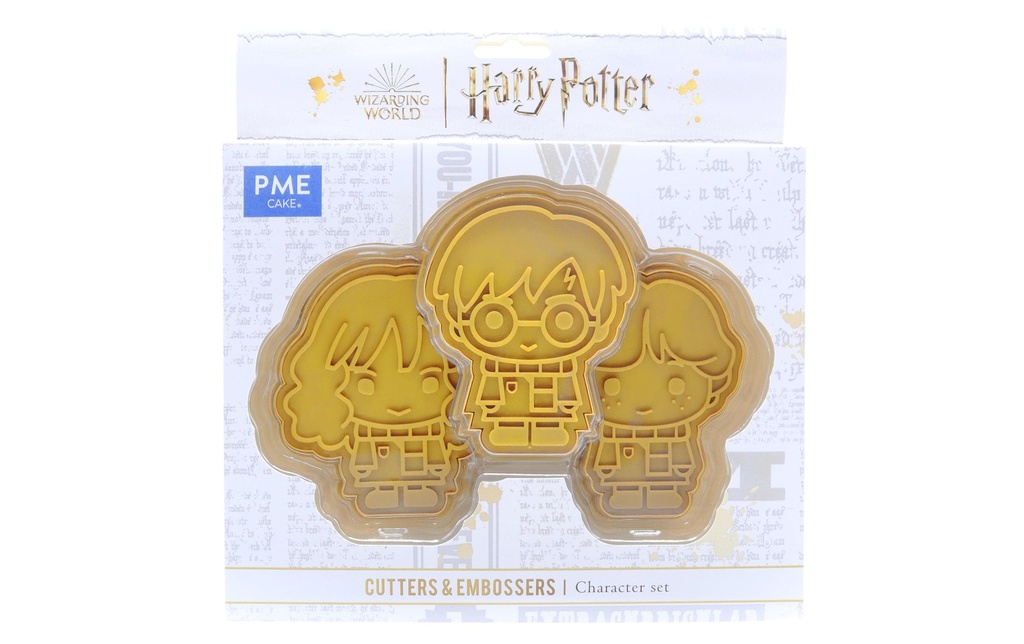 PME Kit pâtisserie Harry, Hermione et Ron Harry Potter, 6 pièces