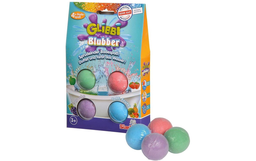 Glibbi Perles de bain Glibbi Blubber 4 Pièce/s