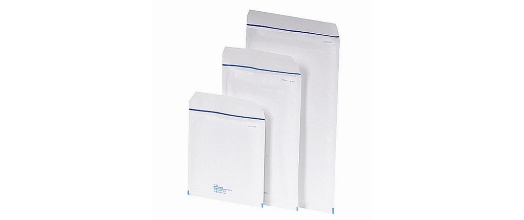 Brieger Pochette rembourrée à bulles d’air 34 x 22.5 mm, Blanc