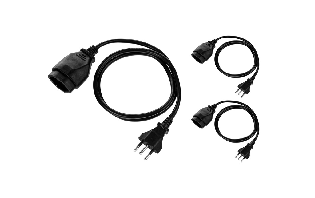 FURBER.power Câble de prolongation T13-T12 1 m, 3 pièces