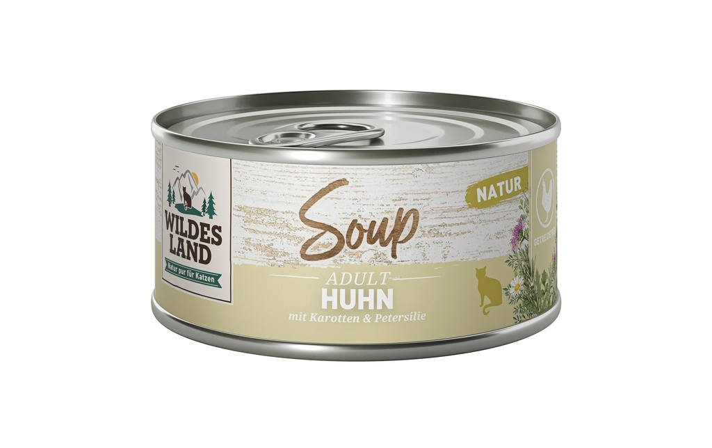 Wildes Land Soupe au poulet 12 x 80 g