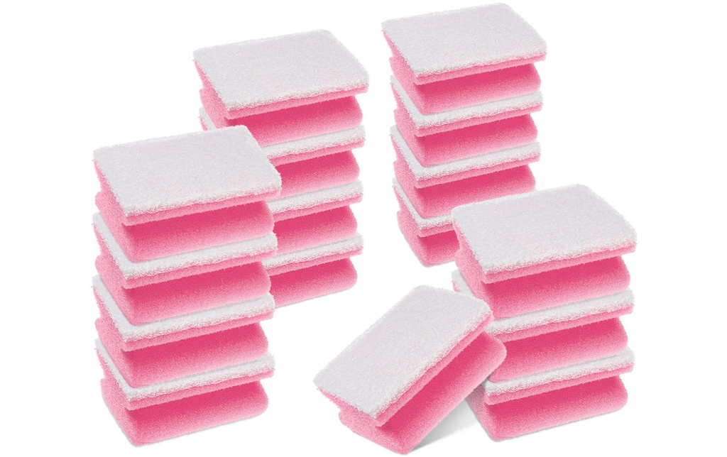 Scotch-Brite Éponge 3M Scotch-Brite Bain 16 pièces Rose