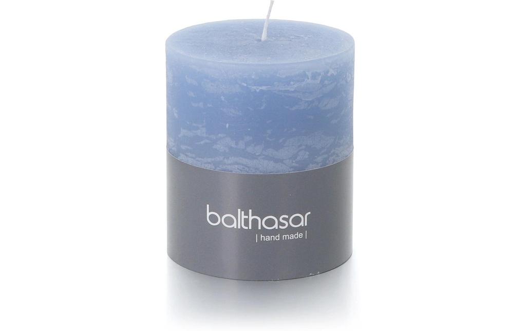 balthasar Bougie cylindrique Rustico 7 x 8 cm, denim