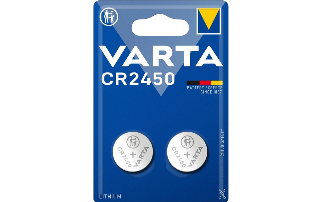 Varta Pile bouton CR2450 , 2 Pièce/s
