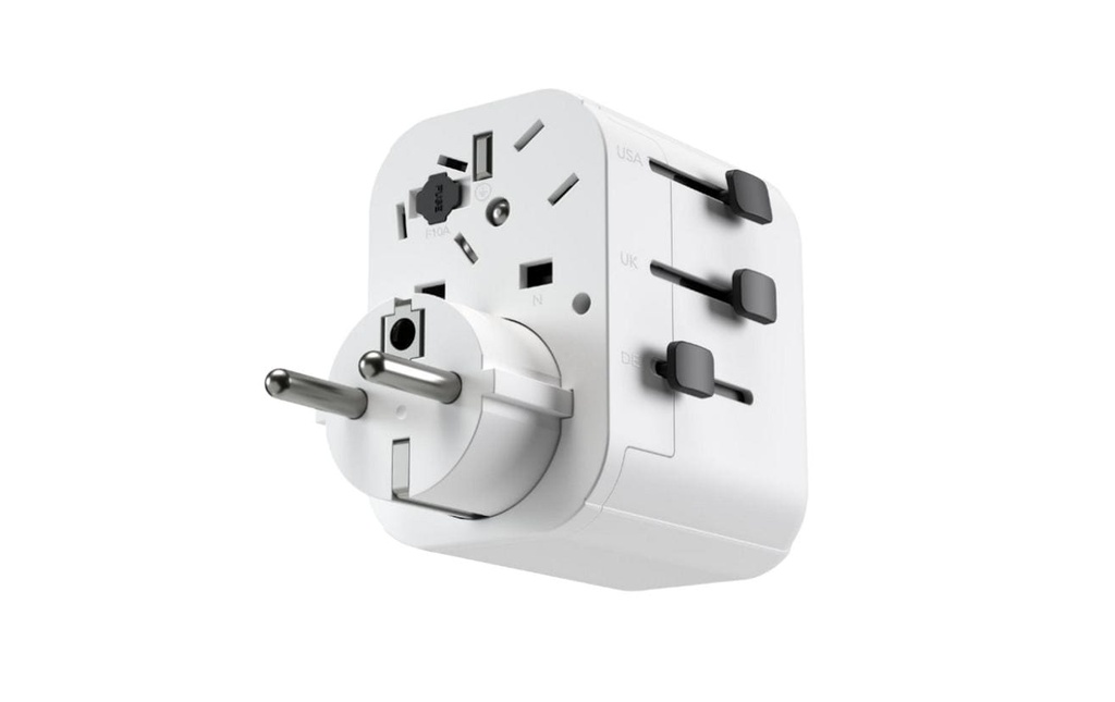 Vonmählen Adaptateur de voyage international Unity One Blanc