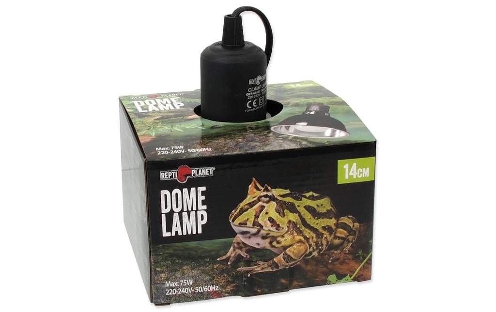 Repti Planet Lampe à réflecteur Lampe dôme 14 cm, 75 W