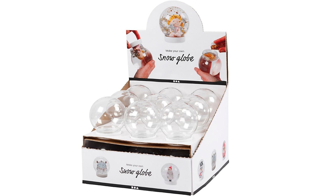 Creativ Company Boule à neige 8.5 x 8 cm 18 pièces