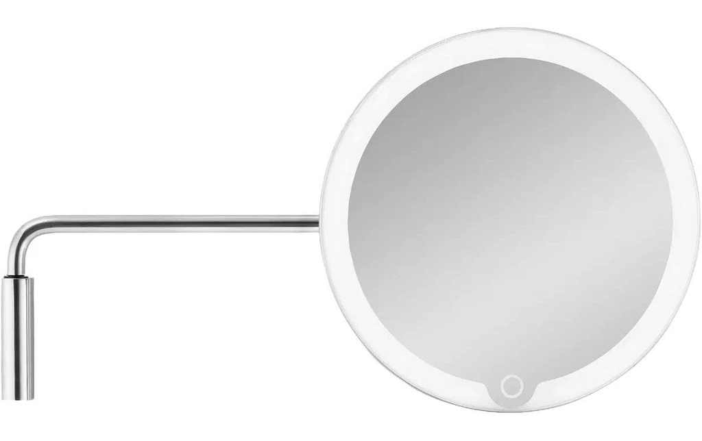 Blomus Miroir cosmétique LED MODO avec support mural, argent mat