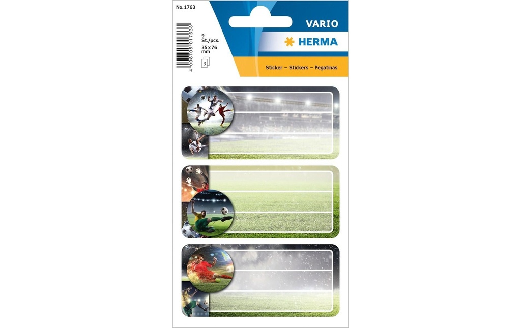HERMA Etiq.scol.Vario Football (3 pces)