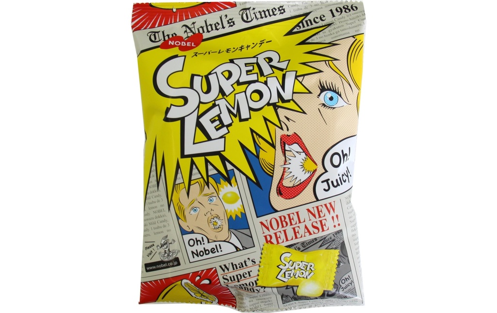 Nobel Super Lemon Candy/bonbons au citron 83 g