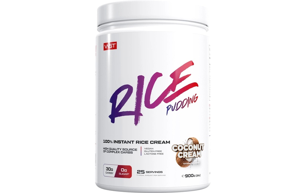 VAST Boîte de Rice Pudding instantané: 900g, Crème de noix de coco