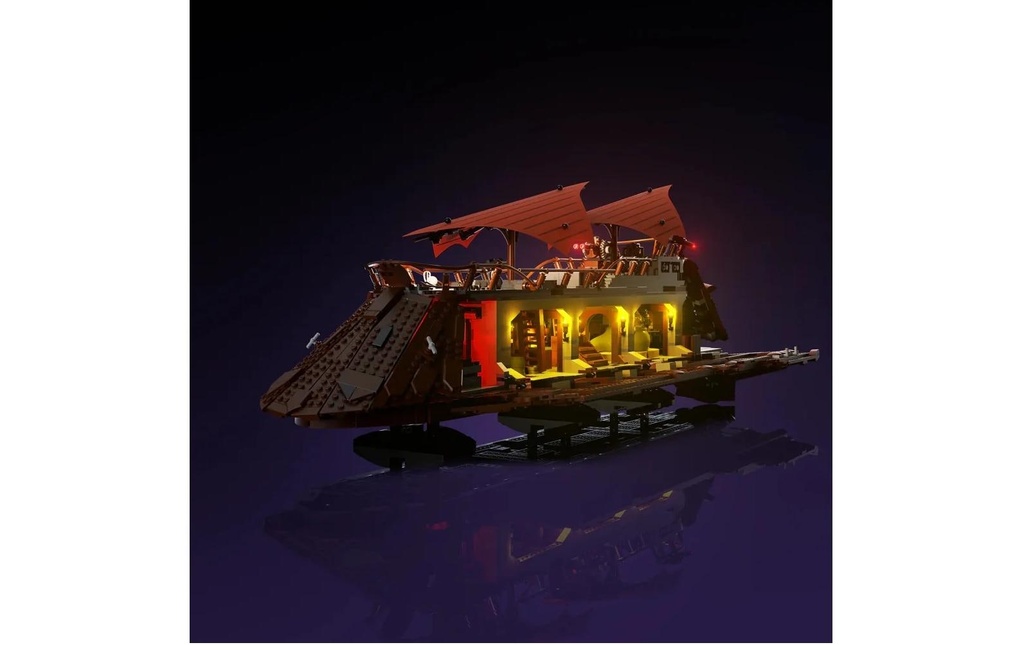 Light My Bricks Lumières-LED pour LEGO® pour 75397 SW – Barque à voile de Jabba