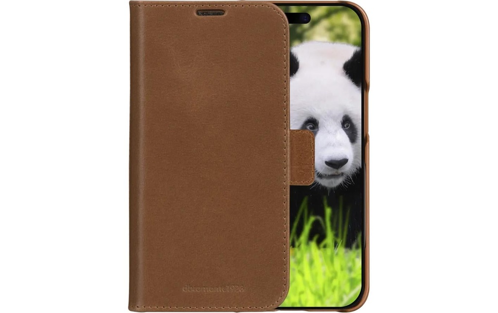 dbramante1928 Book Cover Lynge iPhone 16e/iPhone 17e Tan