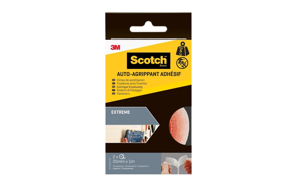 [302676001] SCOTCH Syst.assemblage 25dual lock tr (2 pces)