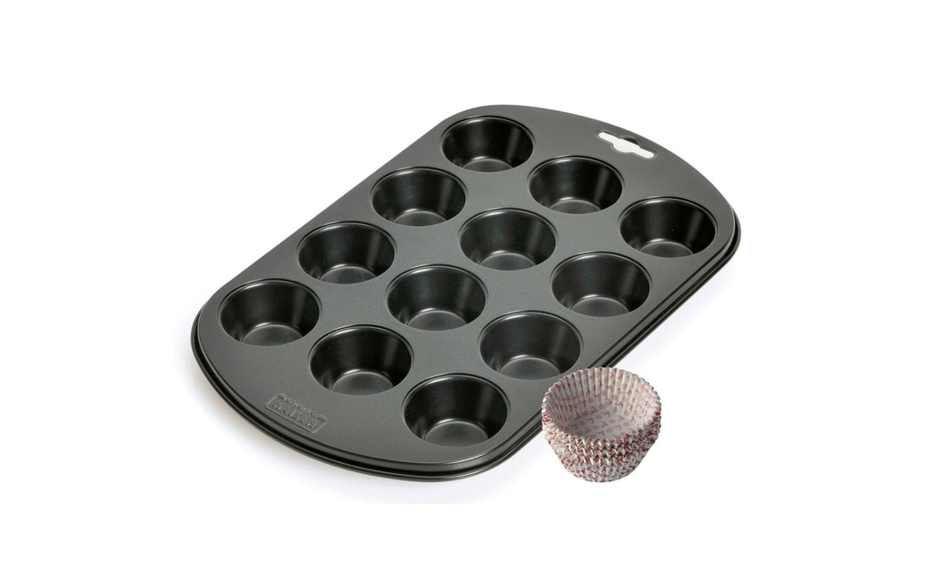 Kaiser Moule à muffins Noël 12 plateaux + 60 gobelets en papier