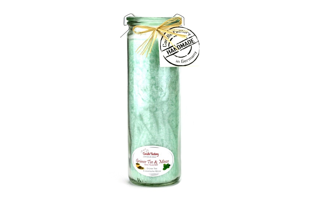 Candle Factory Bougie parfumée Thé vert et menthe Big Jumbo