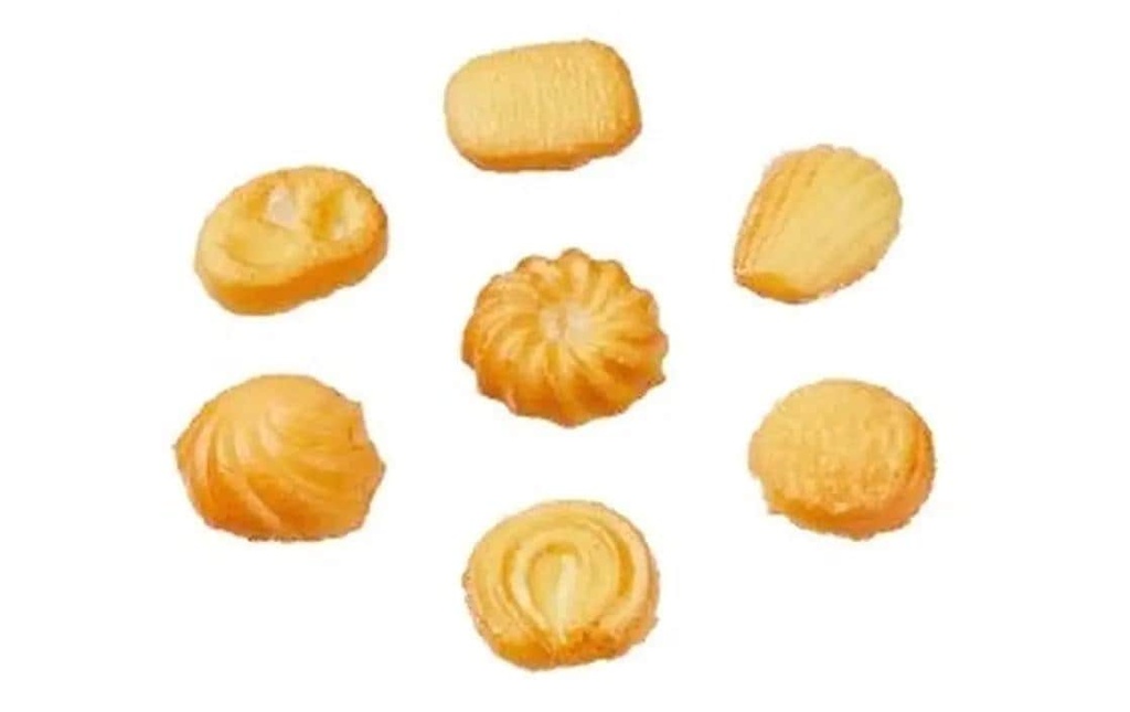 HobbyFun Mini-Food Biscuits 1 cm, 7 pièces