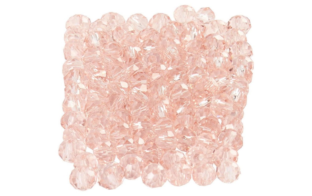 Creativ Company Perles en verre 3 mm x 4 mm rose
