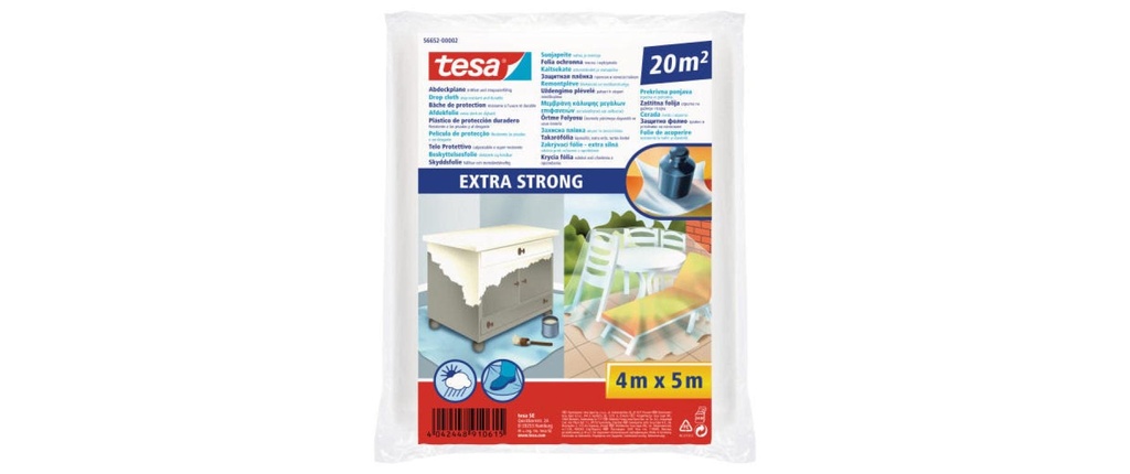 tesa Film de protection Extra Strong 4 x 5 m
