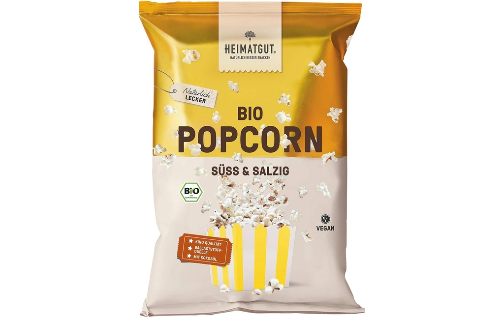 Heimatgut Popcorn Sucré et salé 90 g
