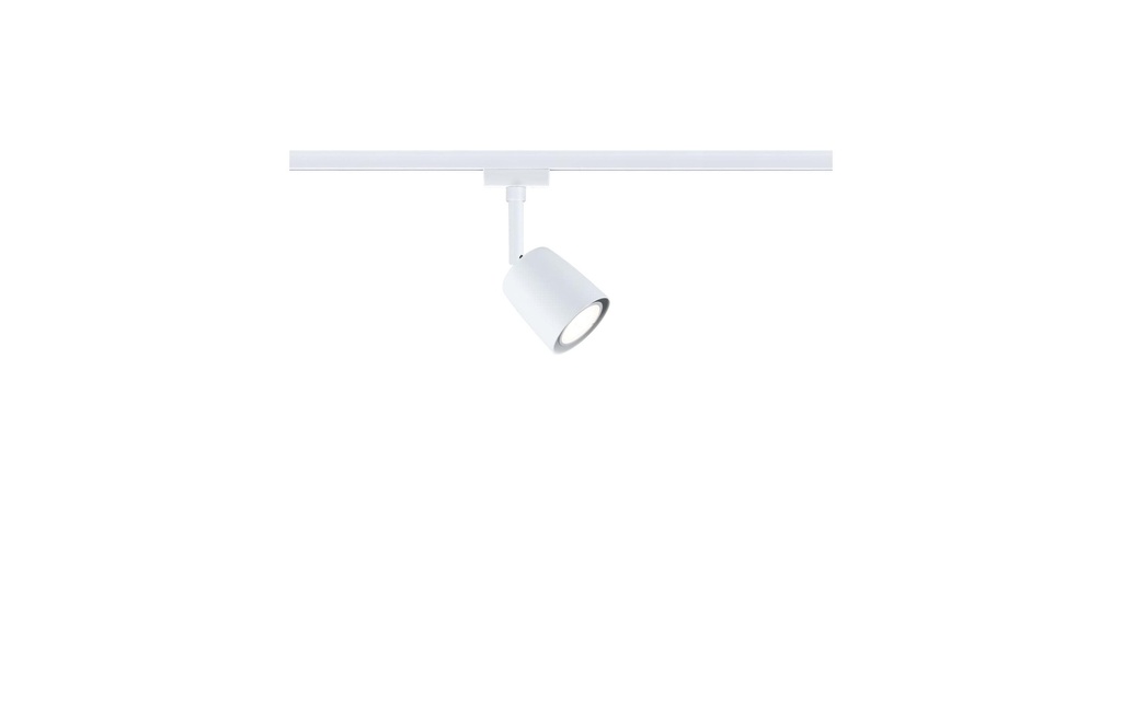 Paulmann URail Spot sur rail Cover Single Spot GU10, 10W, blanc signalisation