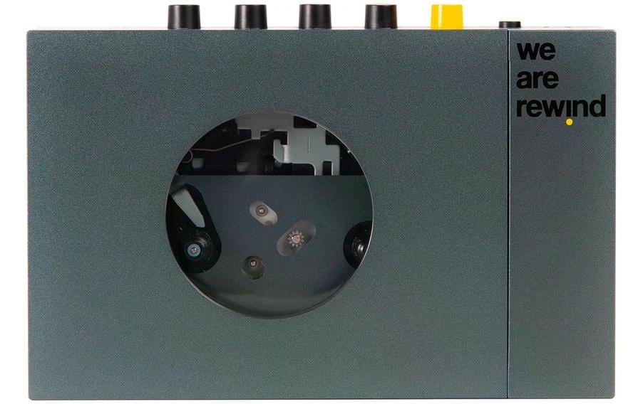CE Lecteur de cassettes portable we are rewind Gris; Noir
