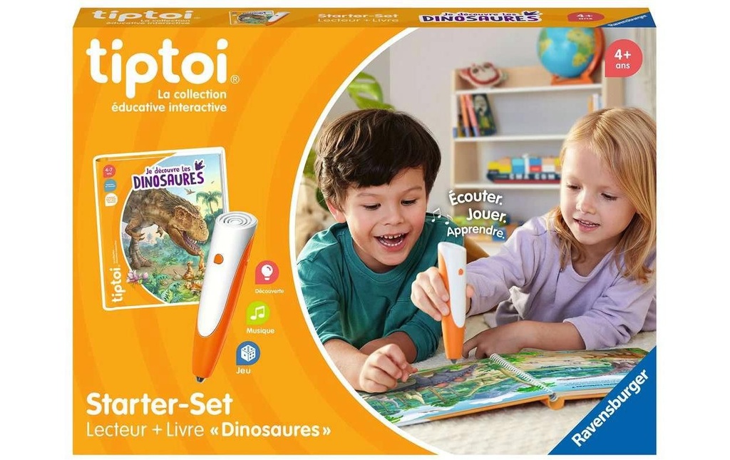 tiptoi Kits de démarrage Crayon et livre d'images Les dinosaures -FR-