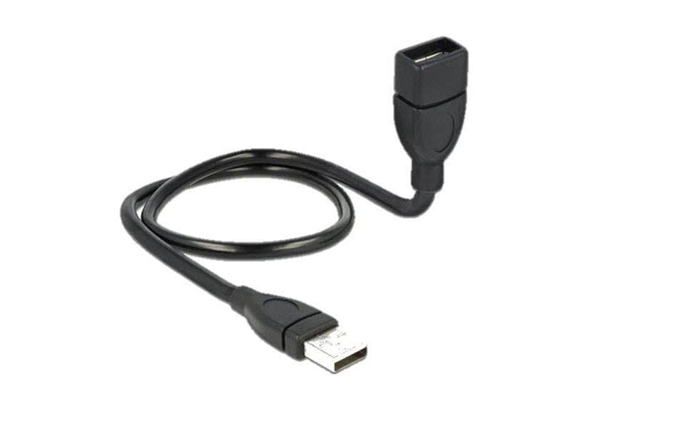 Delock Câble USB 2.0 ShapeCable USB-A - USB-A 0.5 m