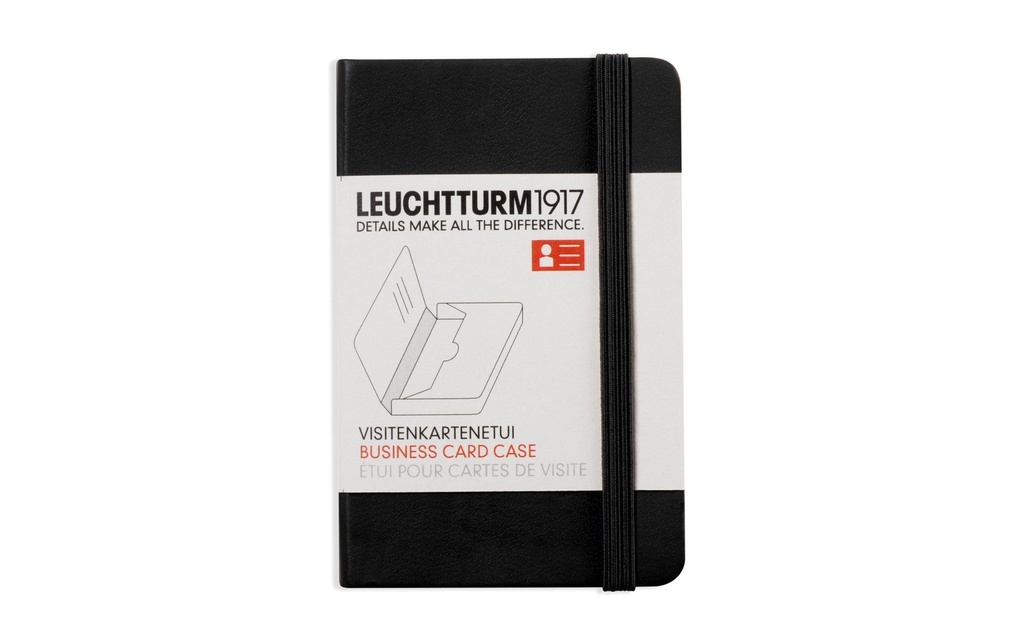 Leuchtturm Étui pour cartes de visite  Noir