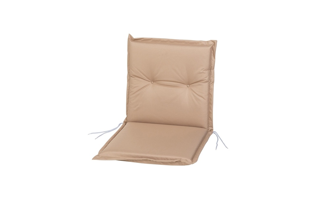 COCON Coussin de chaise à dossier bas Outdoor 97 x 50 x 5 cm, Beige