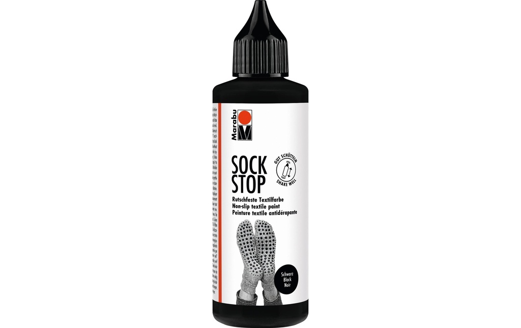 MARABU Sock Stop noir 90ml (90 pces)