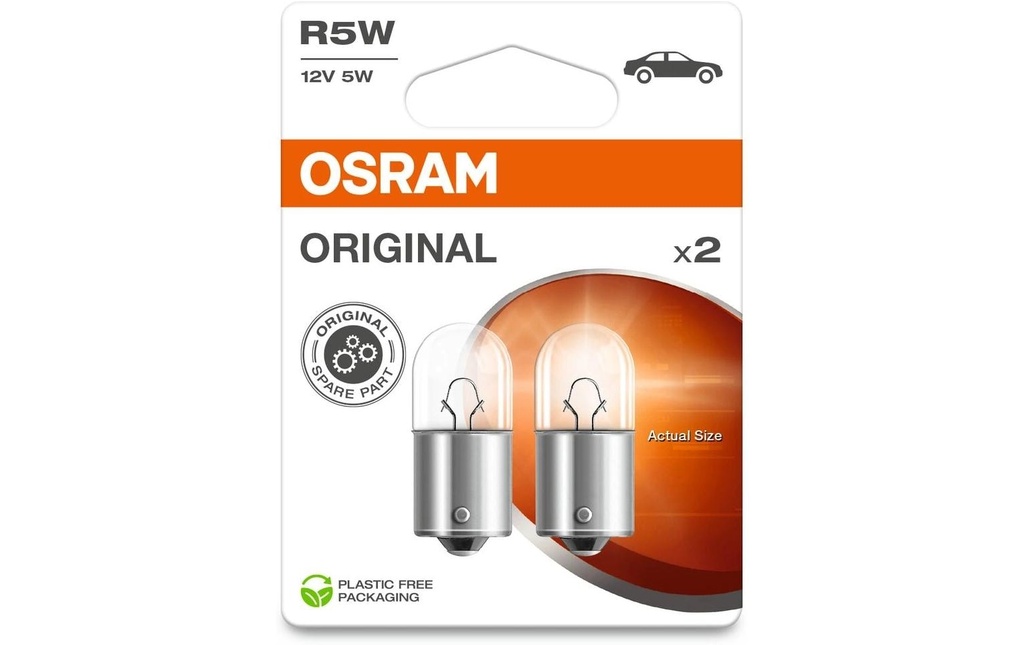 OSRAM Témoins lumineux Original R5W BA15 s Voiture de tourisme