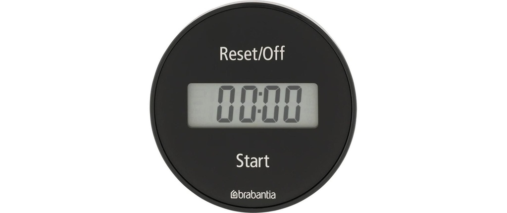 Brabantia Minuteur de cuisine Gris foncé