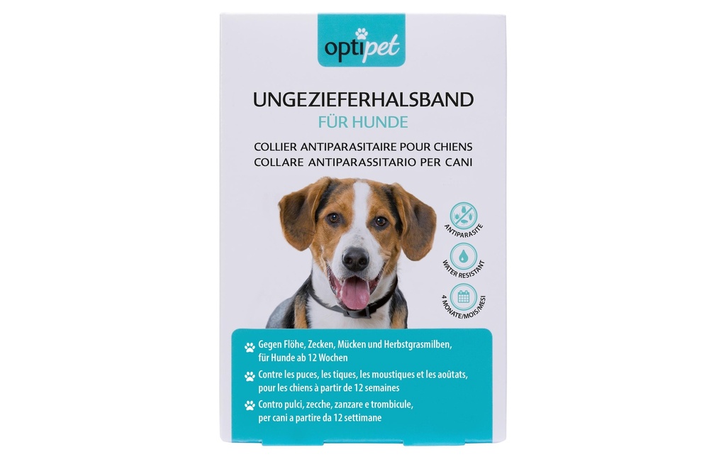 OptiPet Collier anti-parasite pour les chiens, 1 pièce