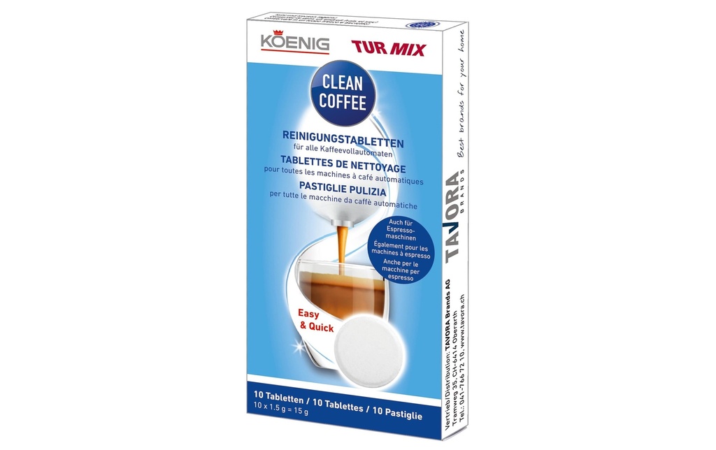 Turmix Comprimés de nettoyage Clean Coffee 10 Pièce/s