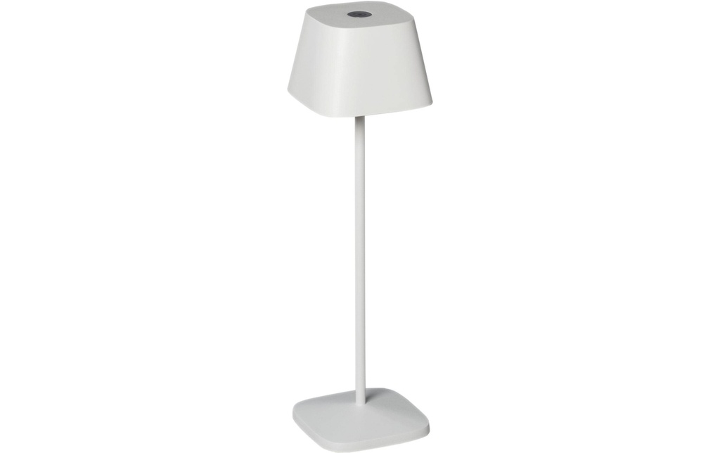 Konstsmide Lampe de table à accu Capri USB, 2700-3000 K, 2.2 W, blanc