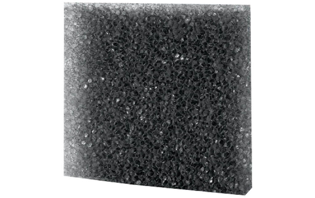 Hobby Aquaristik Accessoires de filtration Mousse filtrante grossière, Noir, 50 x 50 x 3 cm