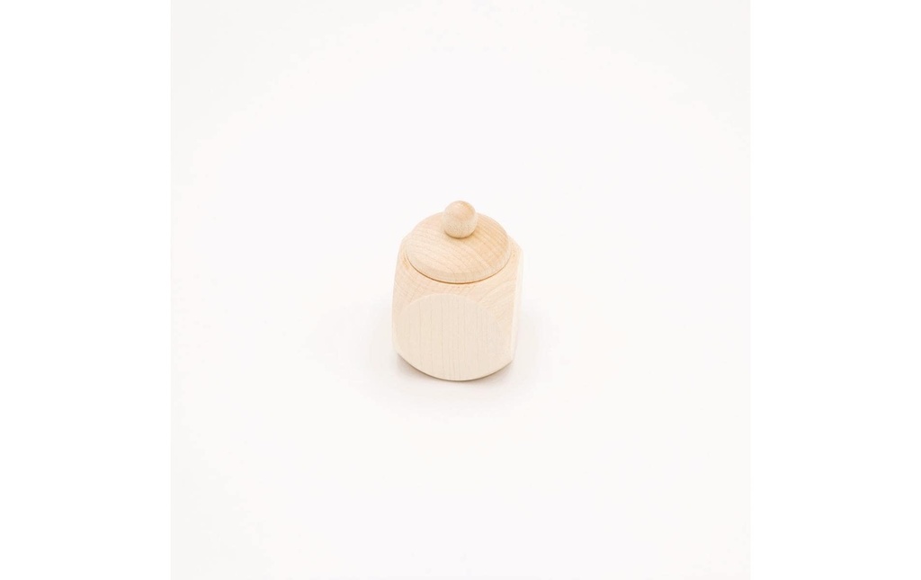 HobbyFun Article en bois Boîte à dents de lait 4 x 4 cm, 1 pièce