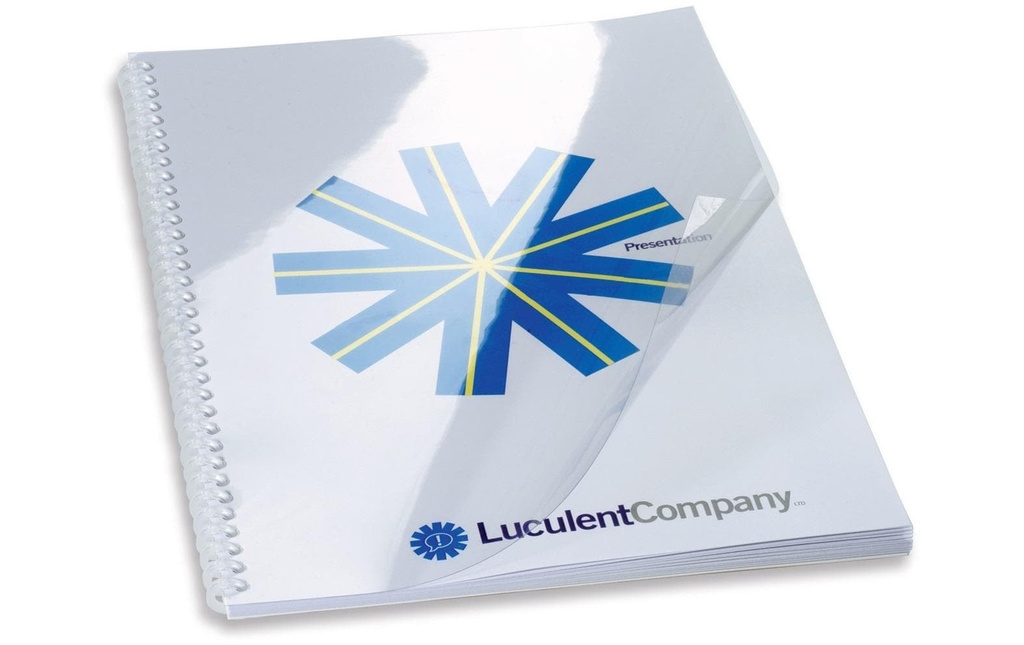 GBC Couverture de brochure Hi Clear A4 50 pièces, Transparent